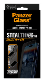 PanzerGlass ® Stealth Screen Protector iPhone 17 Pro Max | Ultra-Wide Fit w. Fastfit in-a-box Protector de pantalla Apple 1 pieza(s) (3)