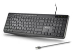 NGS SPECTRA (QUERTY, ES) teclado Hogar / Oficina USB QWERTY Español Negro (6)