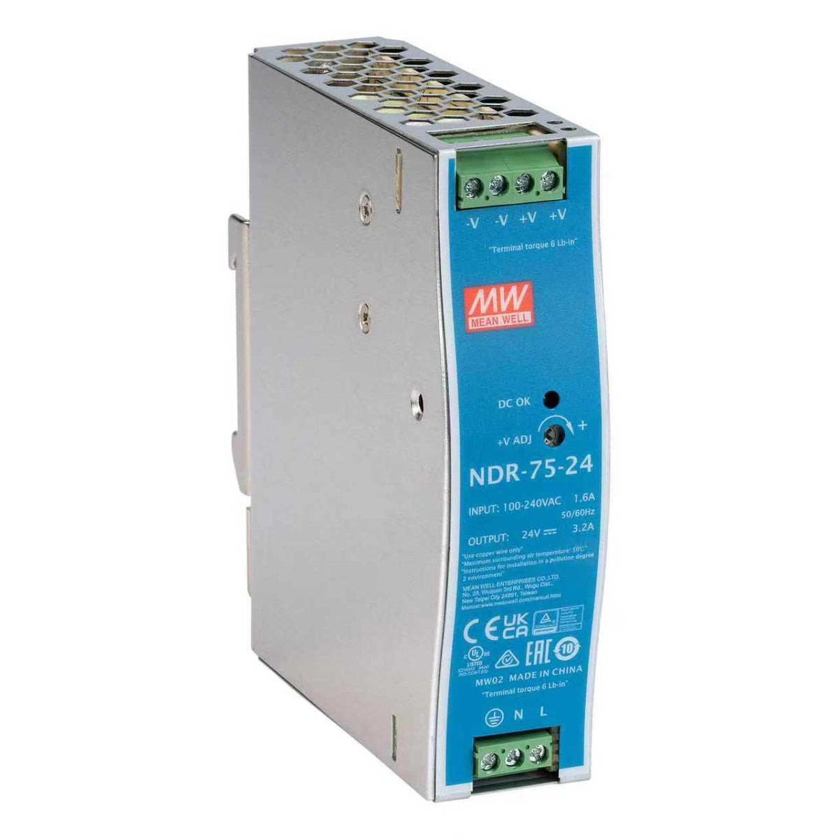 Ernitec ELECTRA-PWR-75-24 unidad de fuente de alimentación 75 W Azul (2)