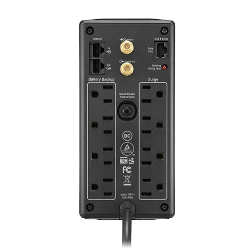 APC BX1000M sistema de alimentación ininterrumpida (UPS) Línea interactiva 1 kVA 600 W 8 salidas AC (5)