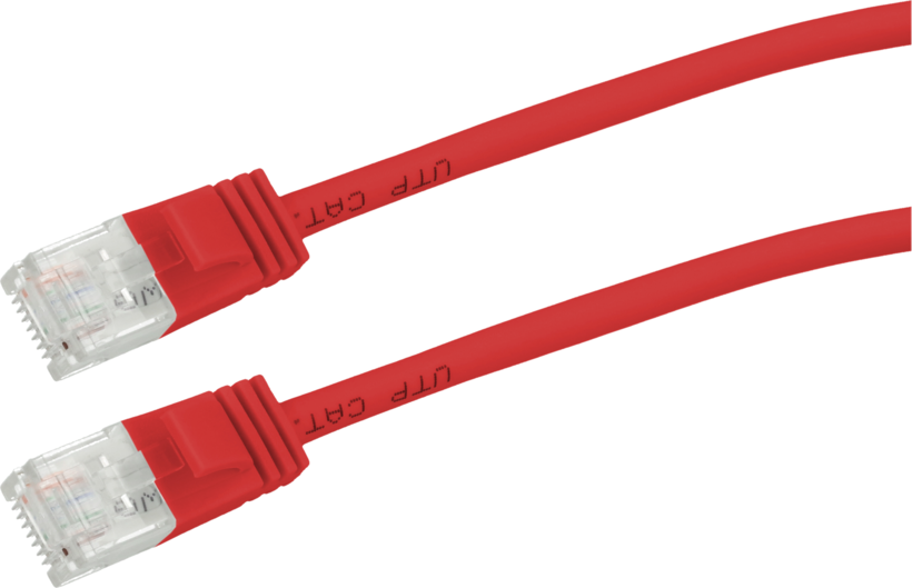 Cable patch RJ45 U/UTP Cat6a 10 m rojo (3)