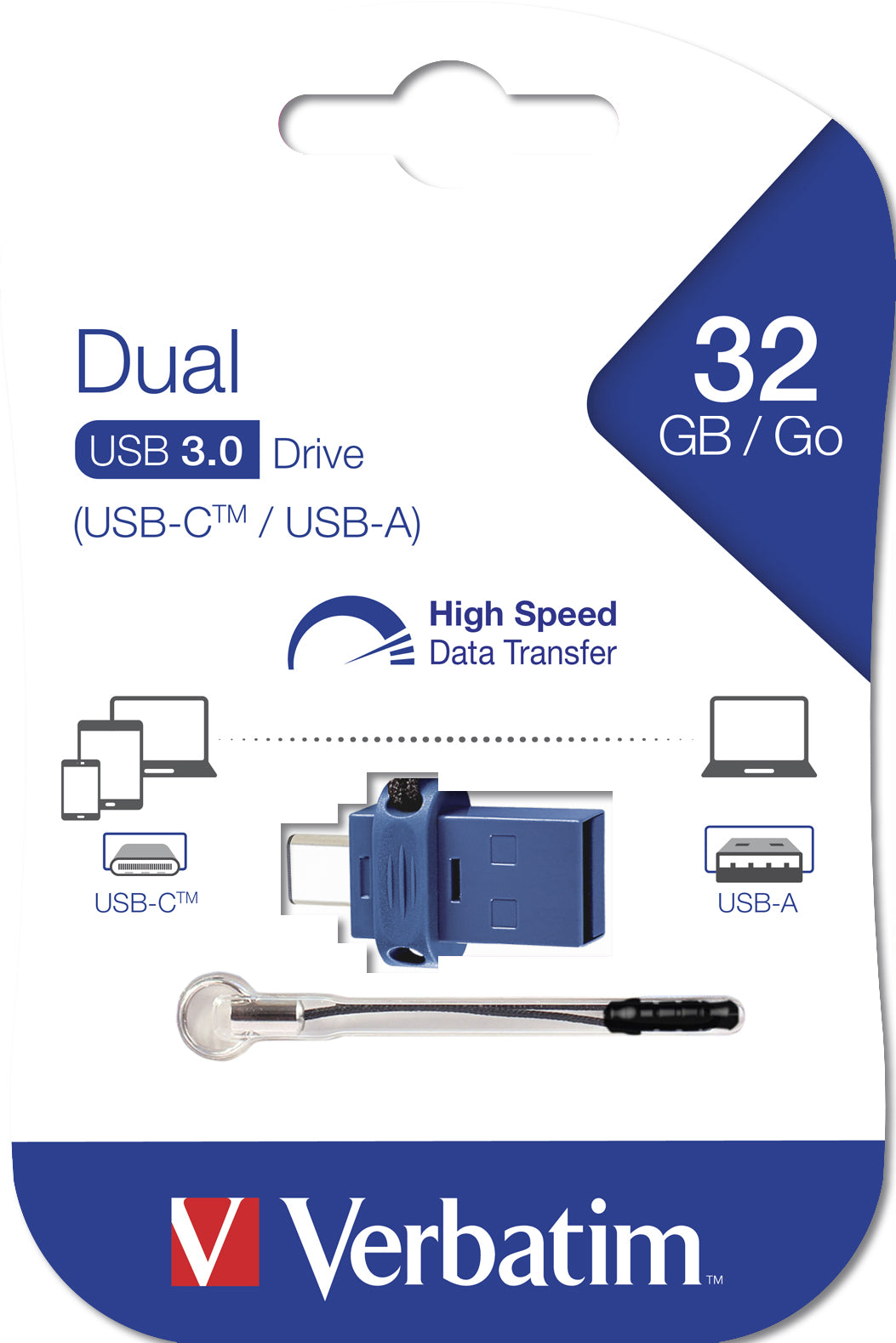 Verbatim 49966 unidad flash USB USB Type-A / USB Type-C 3.2 Gen 1