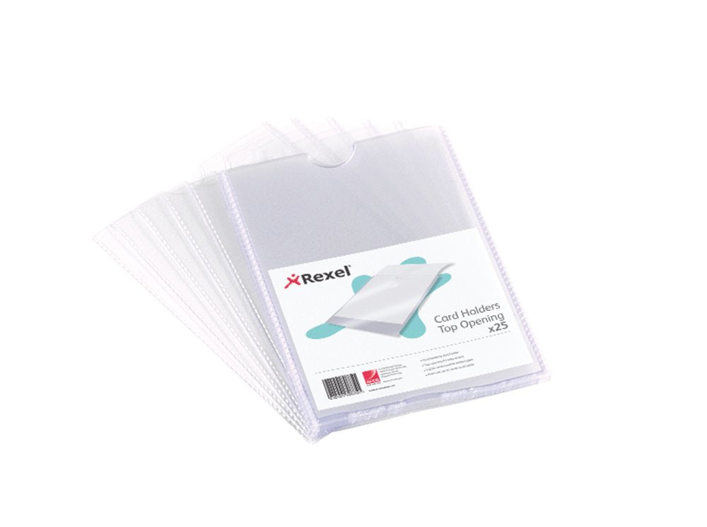 Rexel 12010 tarjeta de bolsillo Transparente