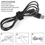 Techly 109528 presilla Soporte de sujeción de cables Velcro Multicolor 10 pieza(s) (7)