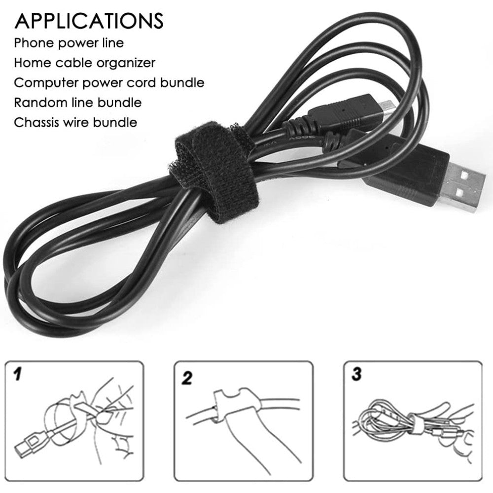 Techly 109528 presilla Soporte de sujeción de cables Velcro Multicolor 10 pieza(s) (7)