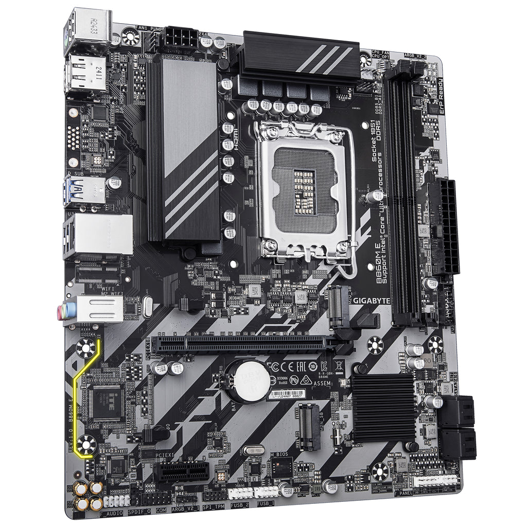 GIGABYTE B860M E placa base Intel B860 LGA 1851 (Socket V1) micro ATX (4)