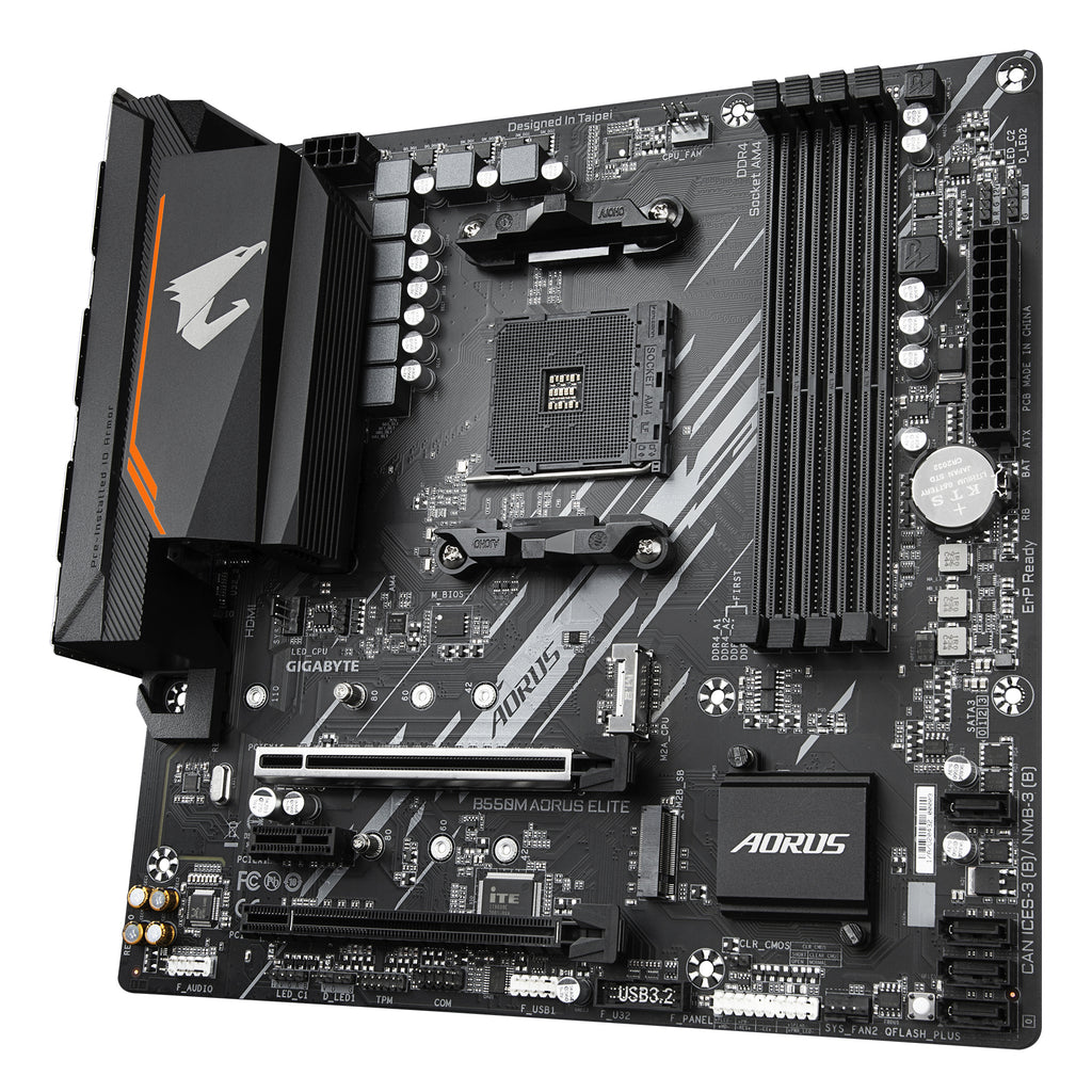 GIGABYTE B550M AORUS ELITE placa base AMD B550 Zócalo AM4 micro ATX (5)