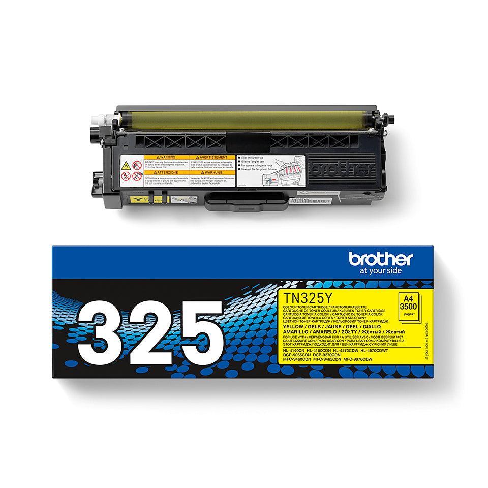 Brother TN-325Y cartucho de tóner 1 pieza(s) Original Amarillo (4)
