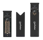 Manhattan 130530 caja para disco duro externo Caja externa para unidad de estado sólido (SSD) Negro M.2 (9)