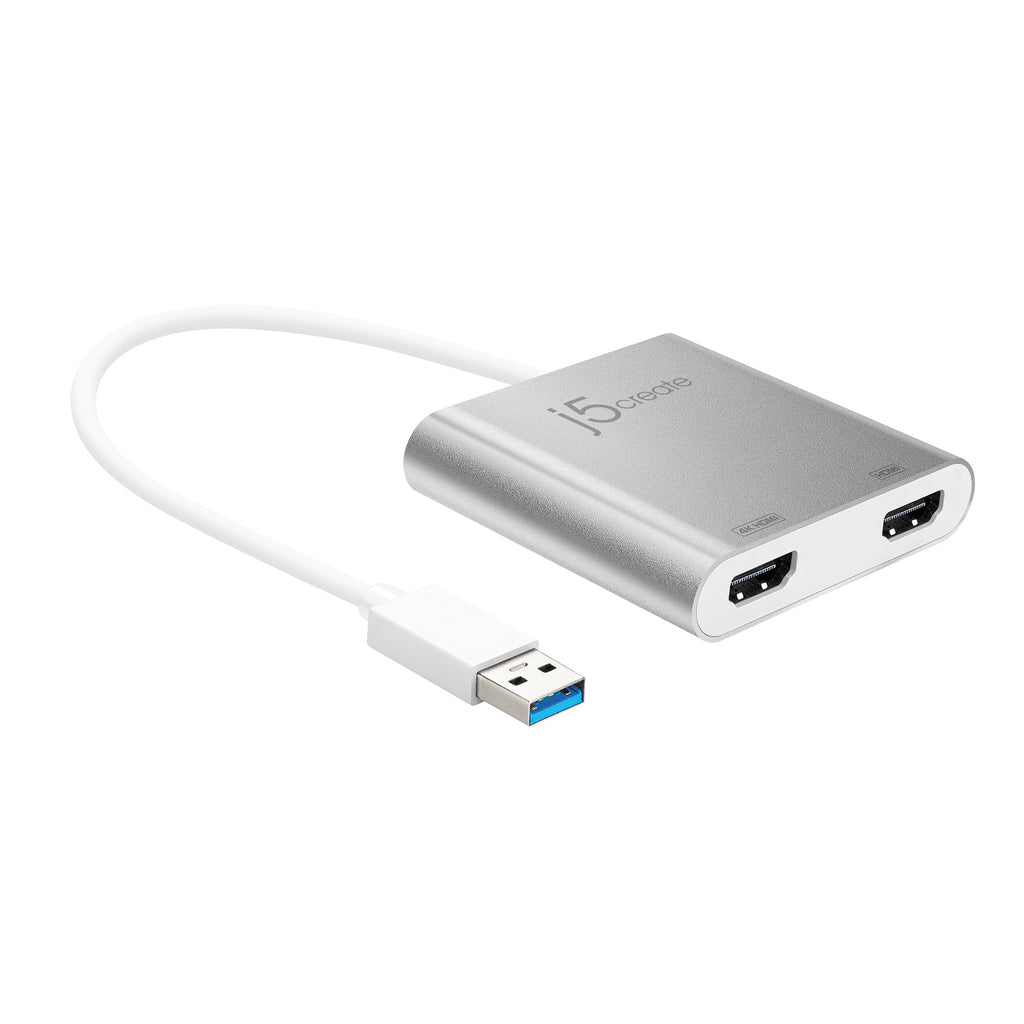 j5create JUA365 Adaptador gráfico USB 3840 x 2160 Pixeles Plata (3)