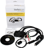 Startech SV211HDUA - 1080p, Conmutador KVM / audio, 2 x KVM / audio (6)