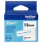 Brother BTAG-233 cinta para impresora de etiquetas Azul sobre blanco (2)
