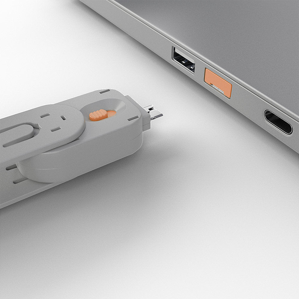 Lindy 40623 bloqueador de puerto Llave de bloqueador de puerto USB tipo A Naranja Acrilonitrilo butadieno estireno (ABS) 1 pieza(s) (5)