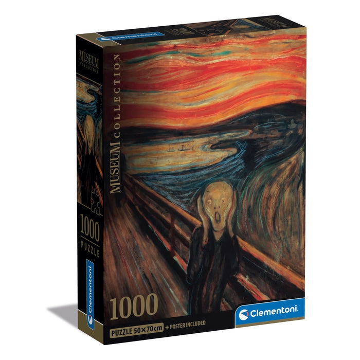 Clementoni Museum Collection Munch The Scream Puzzle rompecabezas 1000 pieza(s) Arte