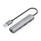 AISENS ASUC-4P035-GR base para portátil y replicador de puertos Alámbrico USB 3.2 Gen 1 (3.1 Gen 1) Type-A (2)