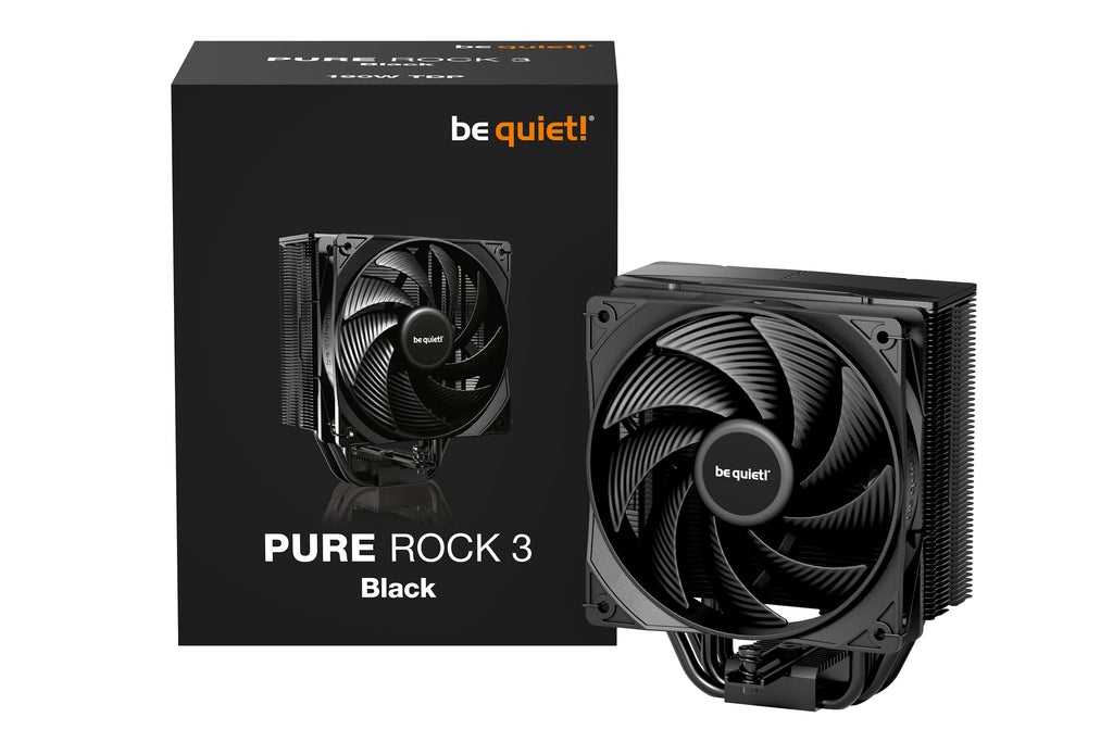 be quiet! Pure Rock 3 Black Procesador Refrigerador de aire 12 cm Negro 1 pieza(s) (5)
