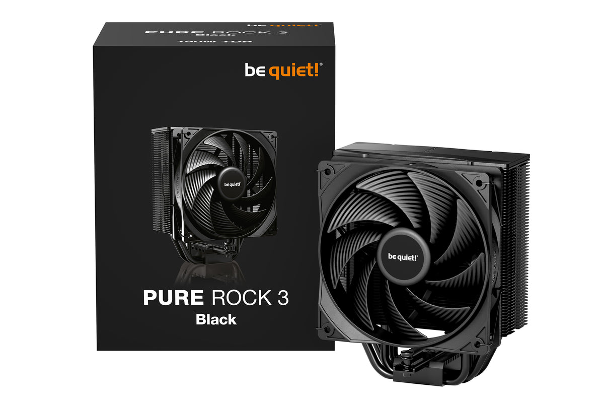 be quiet! Pure Rock 3 Black Procesador Refrigerador de aire 12 cm Negro 1 pieza(s) (5)