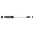 j5create JCC157 1,79 m USB Tipo C Negro, Gris (4)