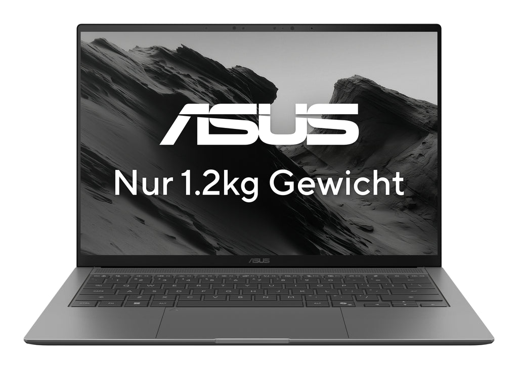 ASUS Zenbook S14 UX5406AA-SU207W Copilot+ PC Intel Core Ultra 9 386H Portátil 35,6 cm (14") Pantalla táctil 3K 32 GB LPDDR5x-SDRAM 1 TB SSD Wi-Fi 7 (802.11be) Windows 11 Home Gris QWERTZ Alemán (2)