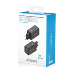 AISENS ASCH-65W3P073-BK cargador de dispositivo móvil Cámara digital, GPS, Teléfono móvil, Portátil, Smartphone, Tableta, Universal Corriente alterna Carga rápida Interior (8)