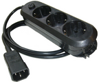 ONLINE USV-Systeme USV-Steckdosenleiste, 10 A extensión de corriente 1.8 m