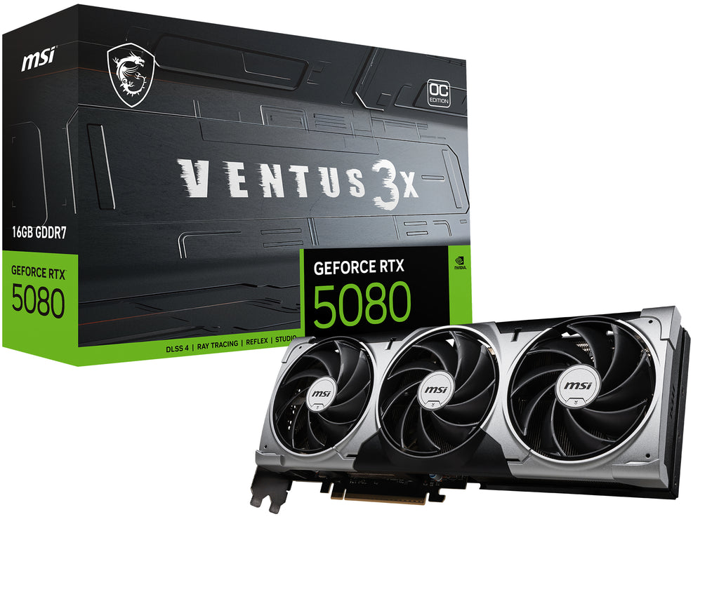 MSI VENTUS GeForce RTX 5080 16G 3X OC NVIDIA 16 GB GDDR7 (2)