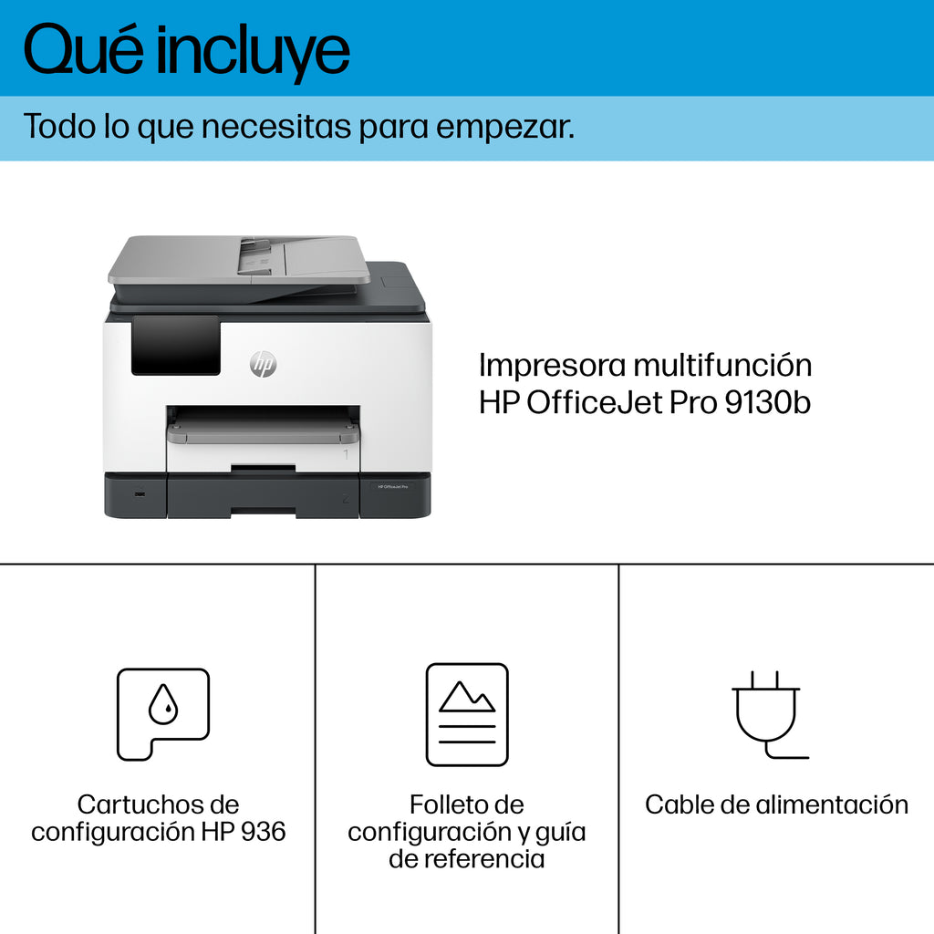 HP OfficeJet Pro 9130b AiO Printer Inyección de tinta térmica A4 4800 x 1200 DPI 25 ppm Wifi (5)