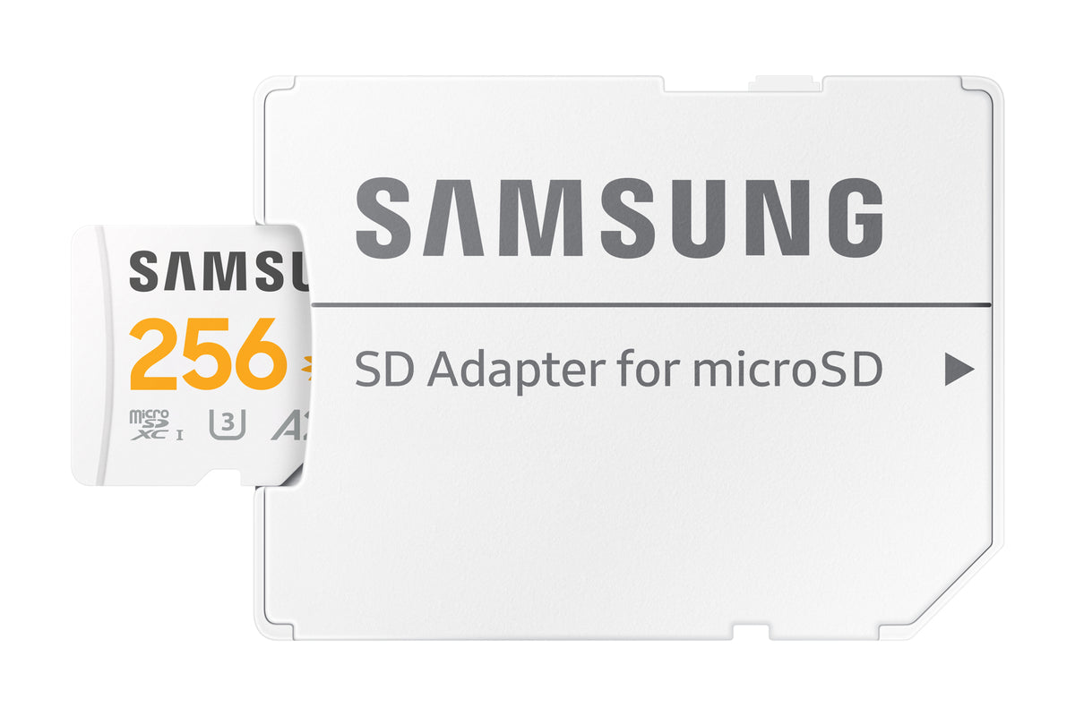 Samsung Tarjeta microSDXC PRO Plus 256 GB UHS-I U3 V30 A2
