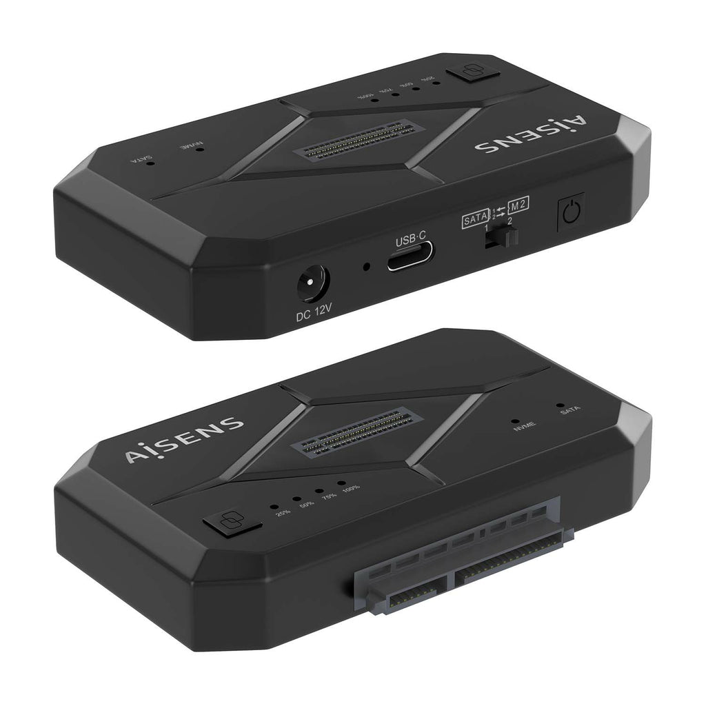 AISENS ASDS-M2SATA04B base de conexión para disco duro USB 3.2 Gen 1 (3.1 Gen 1) Type-C (4)
