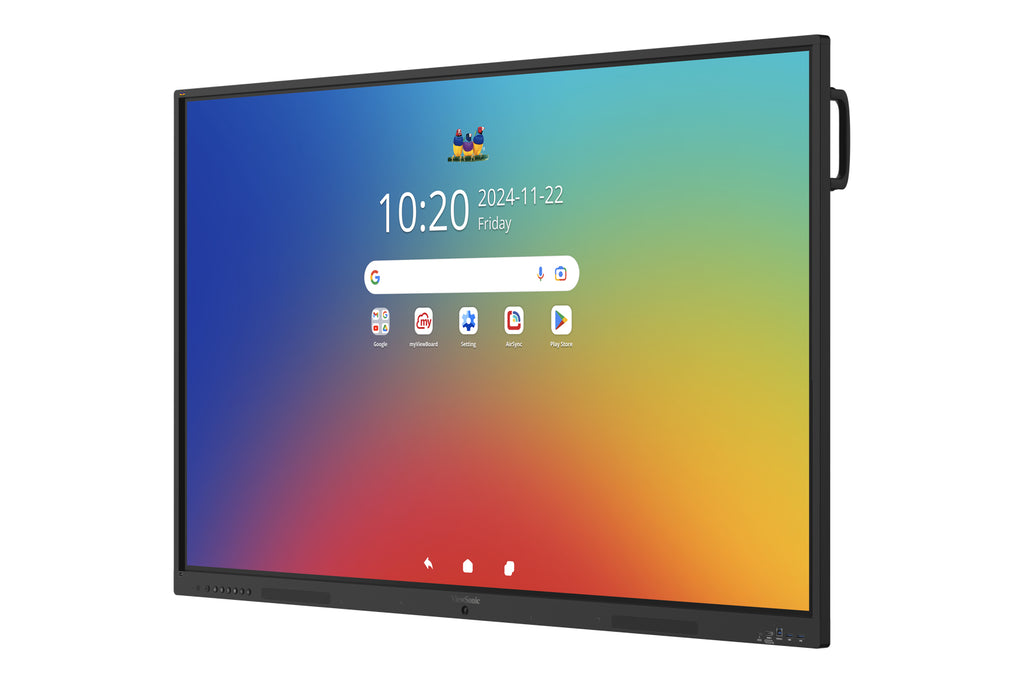 Viewsonic IFP 75IN 4K ANDROID 16 EDLA 64 pizarra blanca interactiva 190,5 cm (75") 3840 x 2160 Pixeles Pantalla táctil (4)