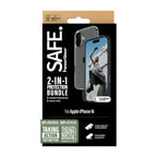 PanzerGlass SAFE. by ® 2-in-1 Protection Bundle iPhone 16 Protector de pantalla Apple 1 pieza(s) (3)