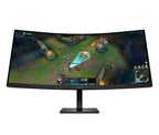 HP OMEN 34 inch WQHD 180Hz Curved Gaming Monitor - 34c G2 pantalla para PC 86,4 cm (34") 3440 x 1440 Pixeles Wide Quad HD LCD Negro (2)