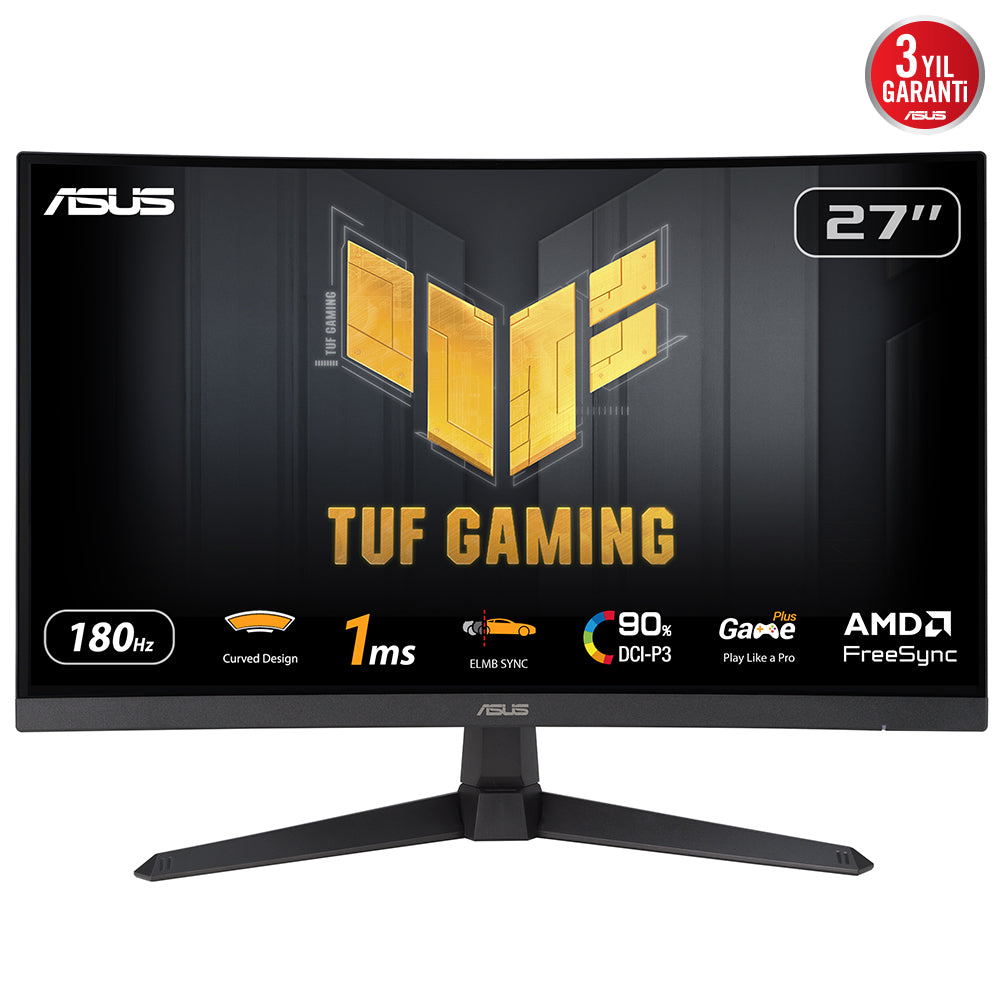 ASUS TUF Gaming VG27VQ3B pantalla para PC 68,6 cm (27") 1920 x 1080 Pixeles Full HD LCD Negro (2)