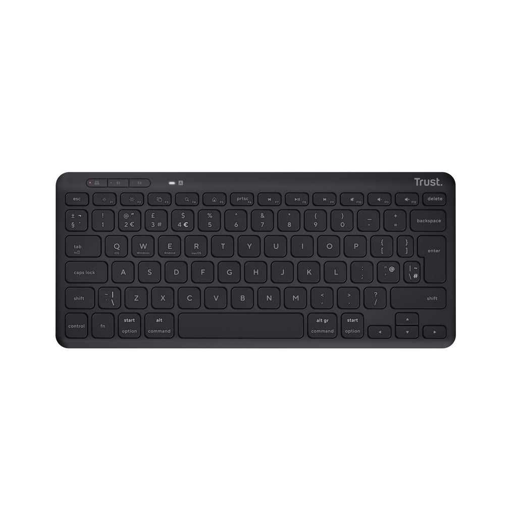 Trust Lyra teclado Oficina USB + RF Wireless + Bluetooth QWERTY Inglés del Reino Unido Negro (2)