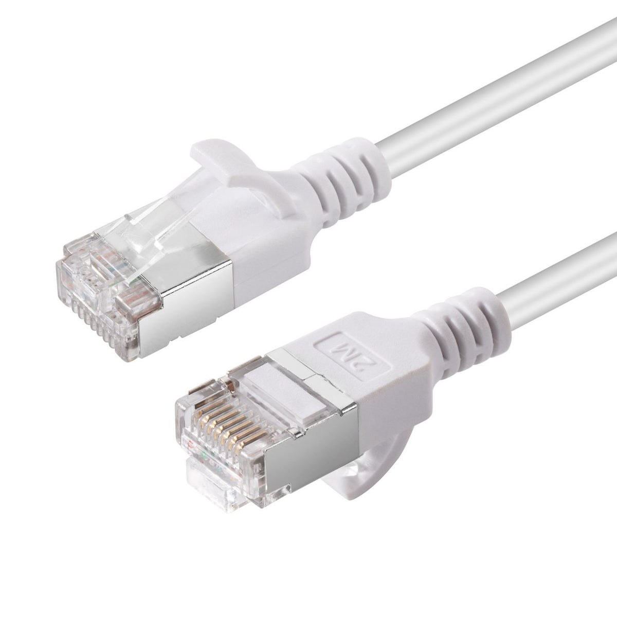 Microconnect V-FTP6A10W-SLIM cable de red Blanco 10 m Cat6a U/FTP (STP) (2)