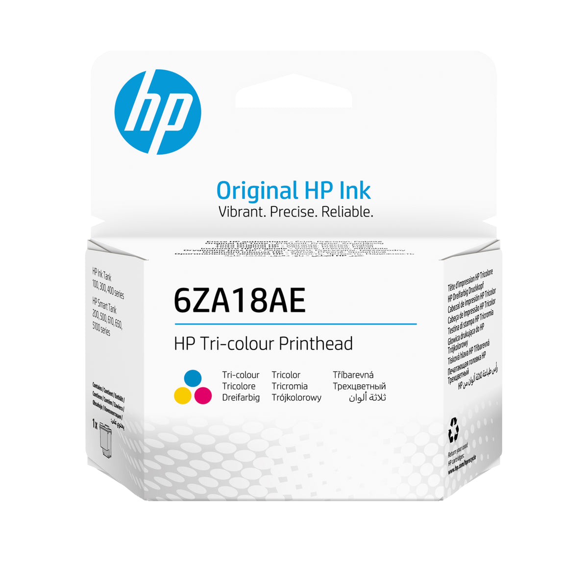 HP 6ZA18AE Tri-color Printhead cabeza de impresora Inyección de tinta térmica (2)