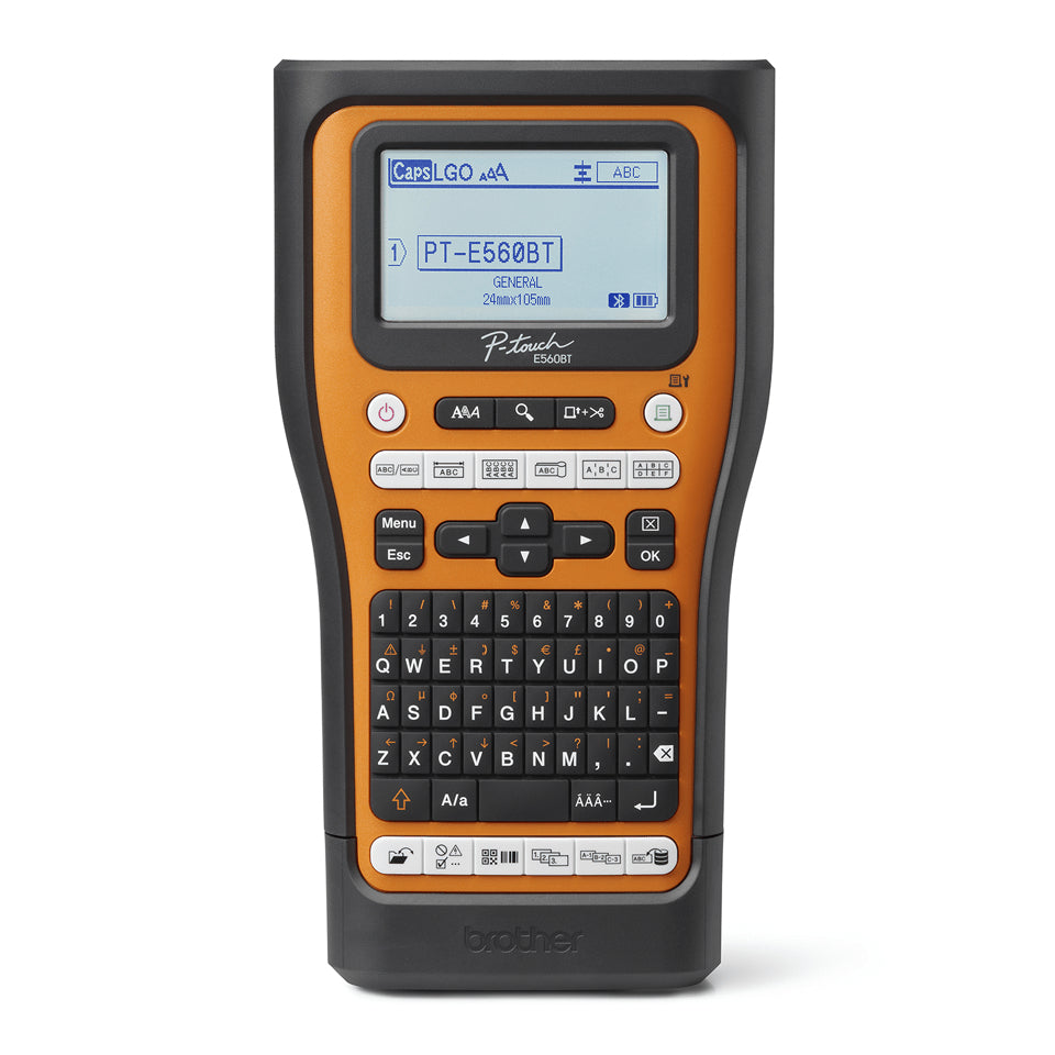 Brother PTE560BTVPQL1 impresora de etiquetas Transferencia térmica 180 x 180 DPI 20 mm/s Inalámbrico y alámbrico HSE/TZe Bluetooth QWERTY (2)
