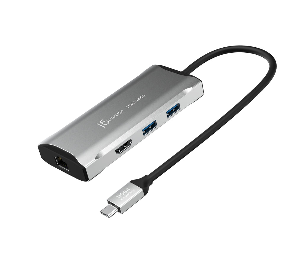 j5create JCD392 Alámbrico USB 3.2 Gen 1 (3.1 Gen 1) Type-C Gris