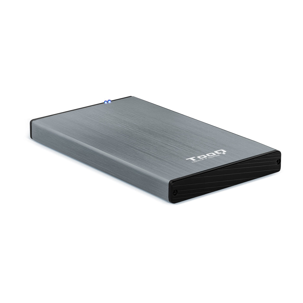 TooQ TQE-2527G caja para disco duro externo Caja de disco duro (HDD) Negro, Gris 2.5" (2)