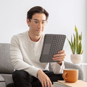 Logitech Folio Touch QWERTZ Alemán Smart Connector Gris (7)