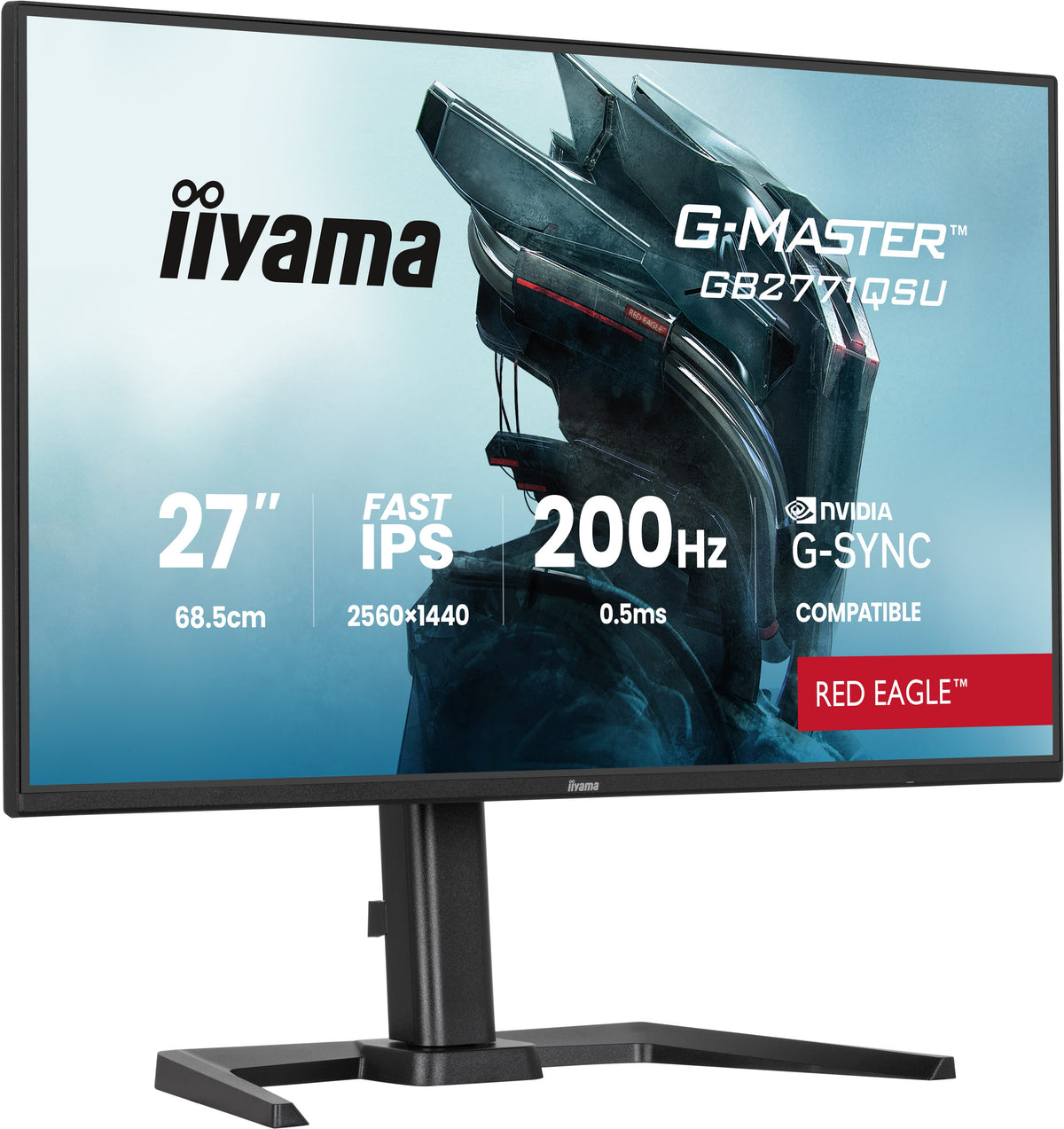 iiyama G-MASTER GB2771QSU-B1 pantalla para PC 68,6 cm (27") 2560 x 1440 Pixeles Wide Quad HD Negro (4)