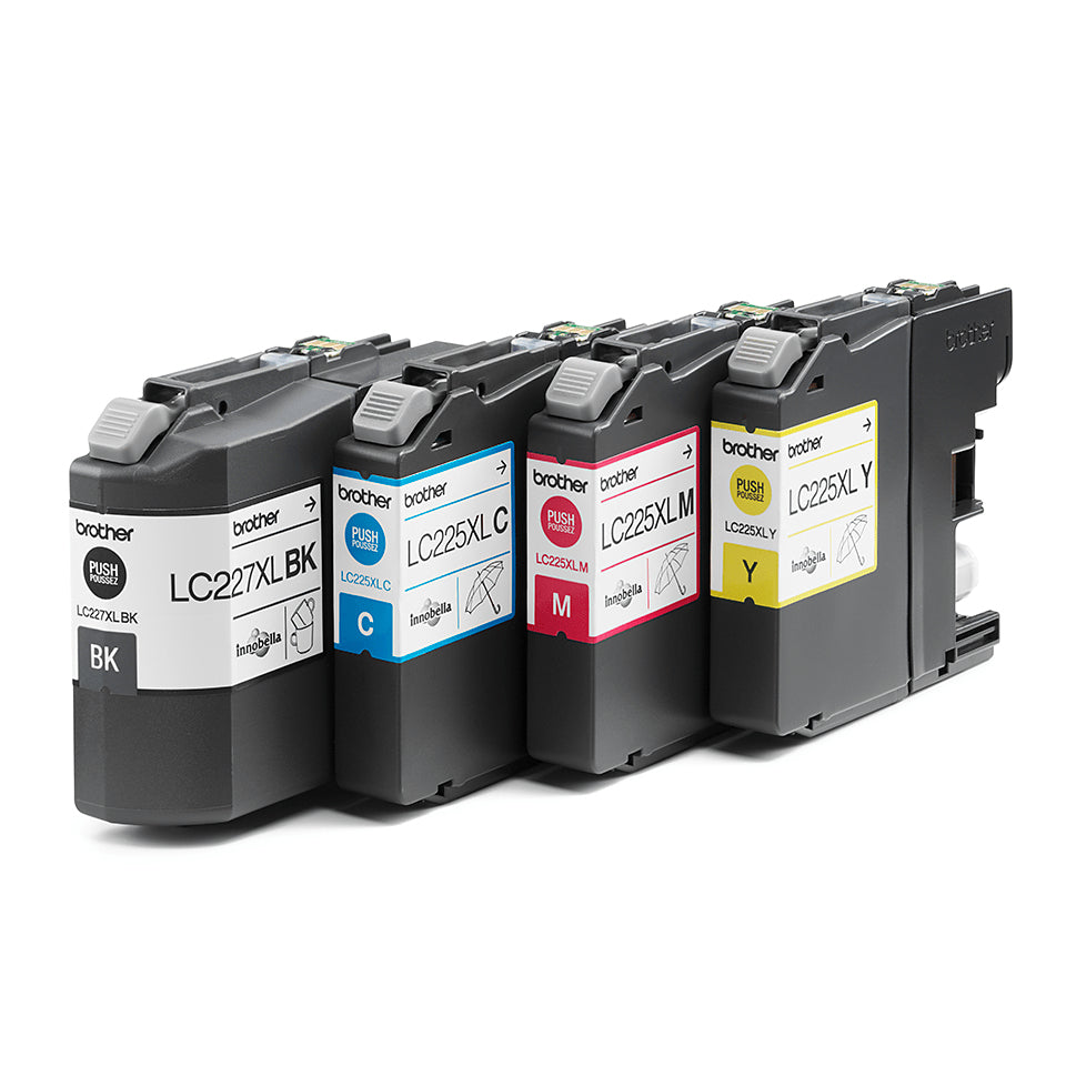 Brother LC-227XLVALBP cartucho de tinta 4 pieza(s) Original Negro, Cian, Magenta, Amarillo (3)