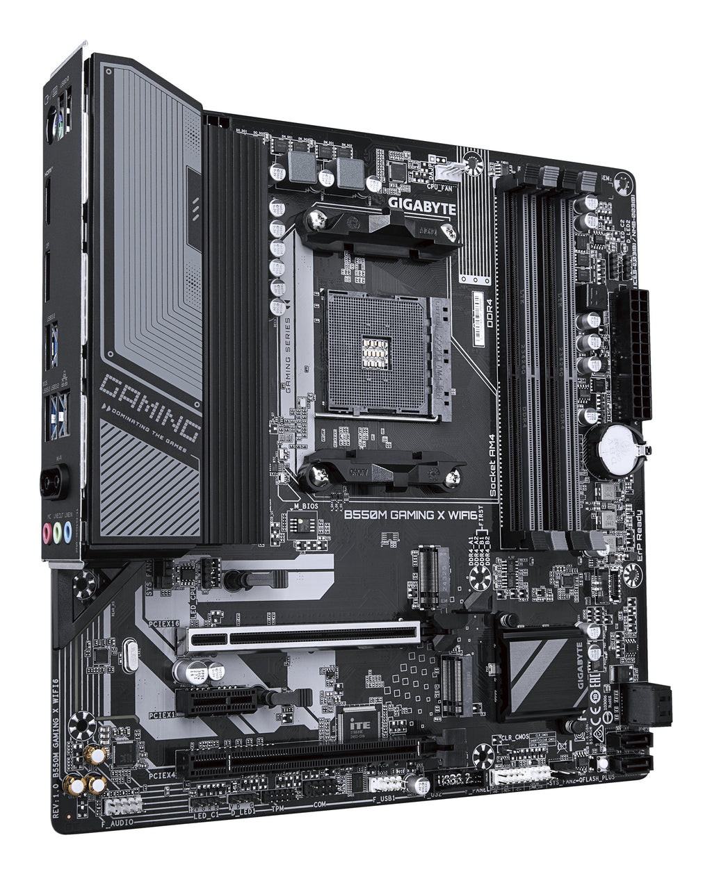 GIGABYTE B550M GAMING X WIFI6 placa base AMD B550 Zócalo AM4 micro ATX (4)
