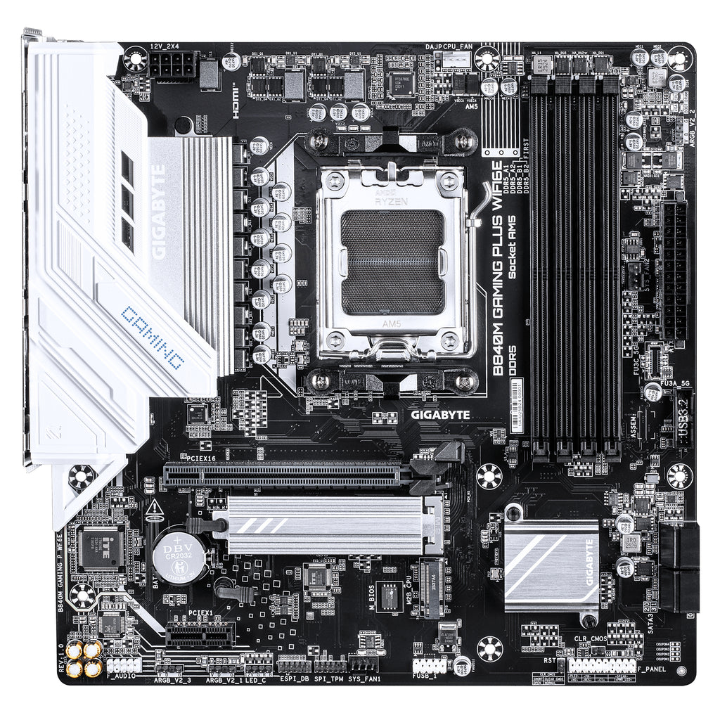 GIGABYTE B840M GAMING PLUS WIFI6E AMD B840 Zócalo AM5 micro ATX (3)