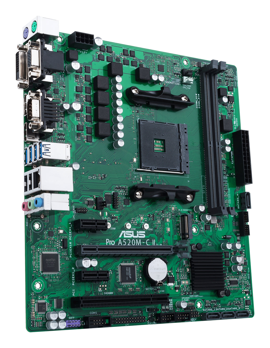 ASUS PRO A520M-C II/CSM AMD A520 Zócalo AM4 micro ATX (6)