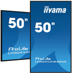 iiyama LH5041UHS-B2AG pantalla de señalización Pantalla plana para señalización digital 127 cm (50") LCD 500 cd / m² 4K Ultra HD Negro 24/7 (2)