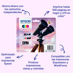 Epson 502XL cartucho de tinta 1 pieza(s) Original High (L) Yield Cian (2)