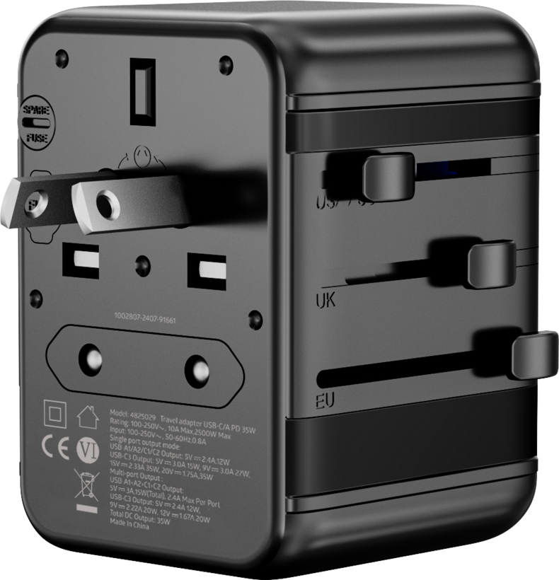 Adaptador viaje ARTICONA USB-C/A PD 35W (6)