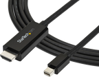 Startech MDP2HDMM3MB - 4K 30Hz, UltraHD, Cable con Adaptador Incluido, Negro (2)