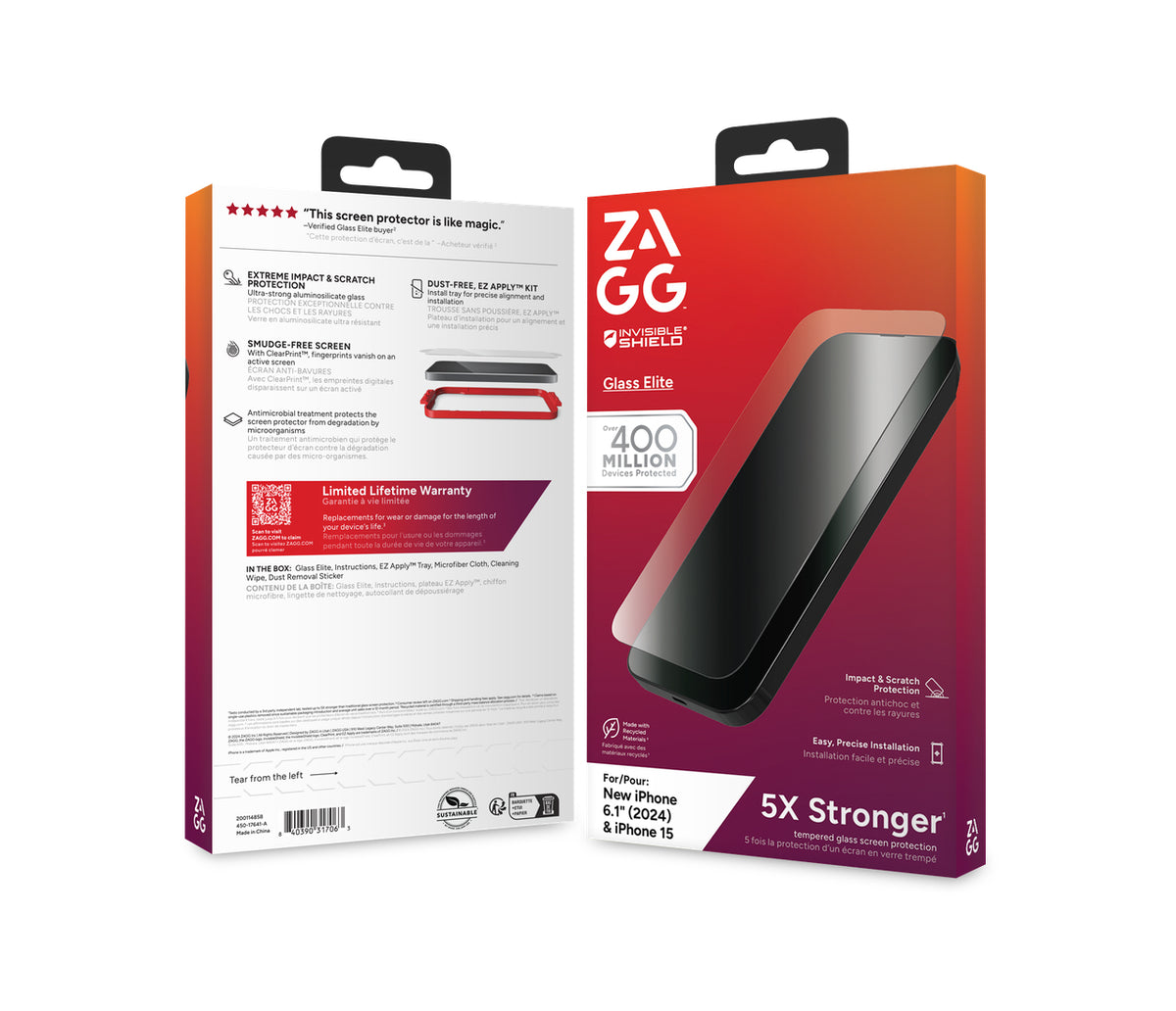 InvisibleShield Glass Elite Protector de pantalla Apple 1 pieza(s) (6)